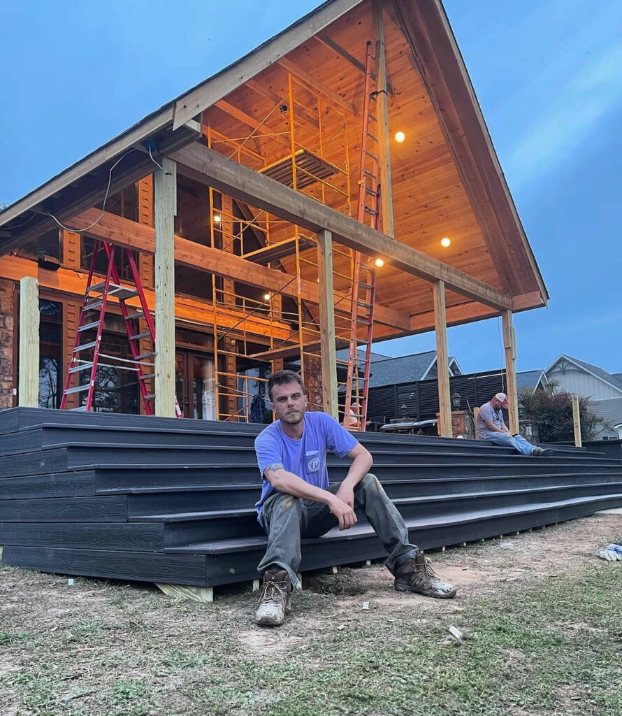 Beau Pendergraft on job site