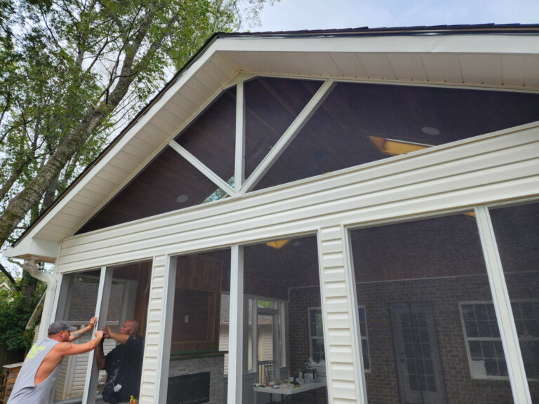 New screened in porch