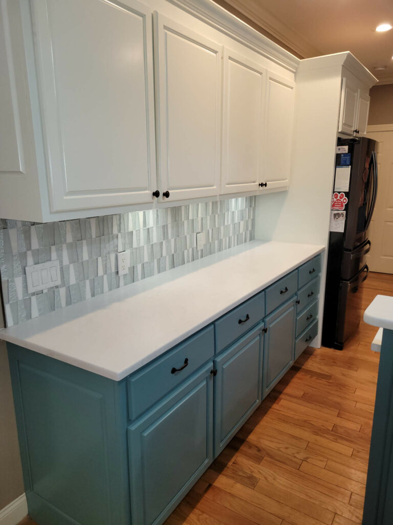 New remodeled kitchen counters and cabinets