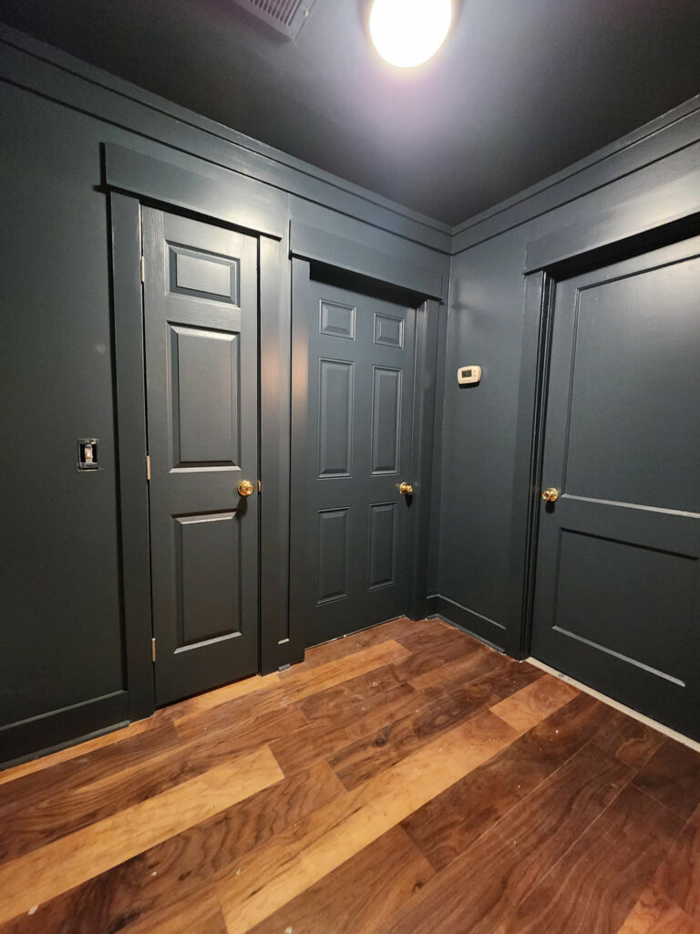 Hallway freshly painted