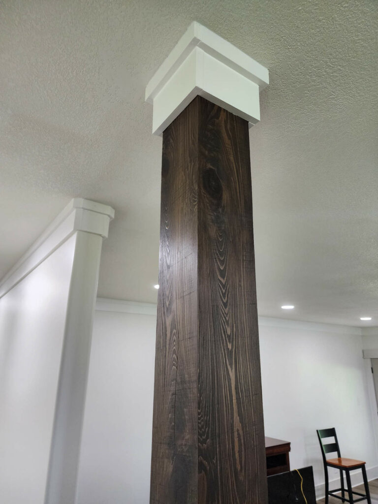 Painted column