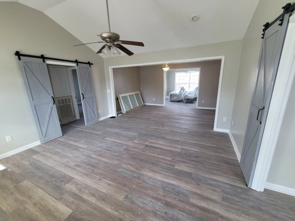 Large remodeled home section