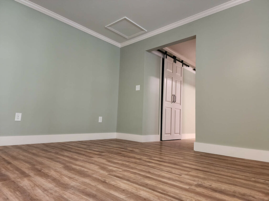 Newly remodeled room